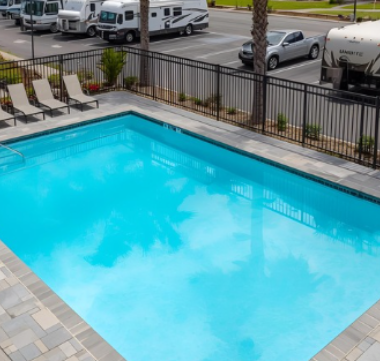 This is a picture of some the amenities at Buffer Preserve RV Park at Fellsmere, FL.